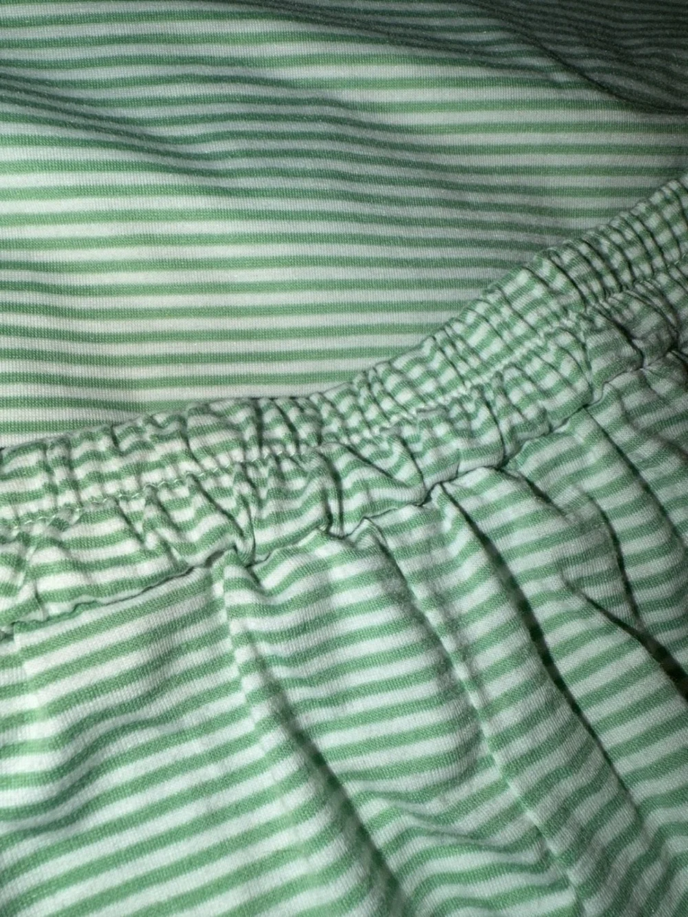 Green & White Striped 2-Piece Lounge Set